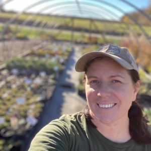 Portrait of Oregon Garden Center Manager, Jessica Jablonski